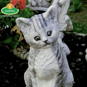 Macska kerti dísz kerti dekoráció
