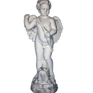 Ámor nyilas angyal vízköpő szobor